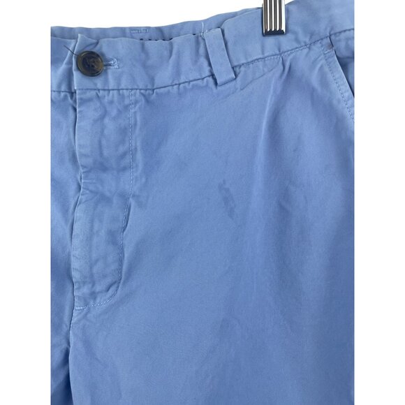 Brooks Brothers  Men's 38/32 Clark Blue Chino Pants Zip Fly Preppy - Picture 4 of 12